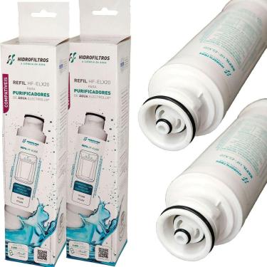 Imagem de Kit 2 Filtro Refil Purificador Compatível PE10B PE10X Electrolux