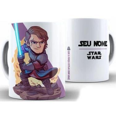 Imagem de Caneca Star Wars Personalizada C/ Nome - Xícara 325ML Porcelana Super 