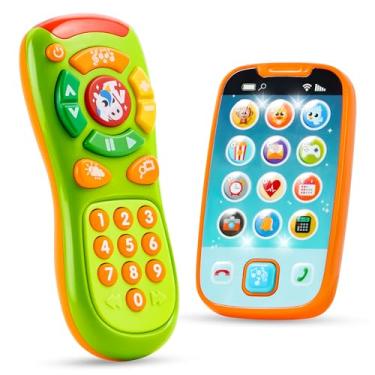 Imagem de JOYIN Telefone De Brinquedo Para Bebês, Controle Remoto E Smartphone Com Música, Brinquedos Musicais Divertidos Para Aprender Para Bebês, Crianças, Meninos Ou Meninas, Coisas Para Meias De Férias, Pre