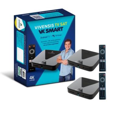 Imagem de 2 Receptores de TV Vivensis VX SMART SAT HD Android