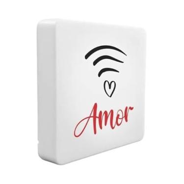 Imagem de Luminária Slim Box LED Sinal de Amor