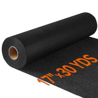 Imagem de ZOMONETI Peso leve 43.2 cm x 30yd ferro preto em interface fusível não tecido, tecido de poliéster de um lado para suprimentos de artesanato DIY, acolchoado, costura, carcelas de camisa, vestidos