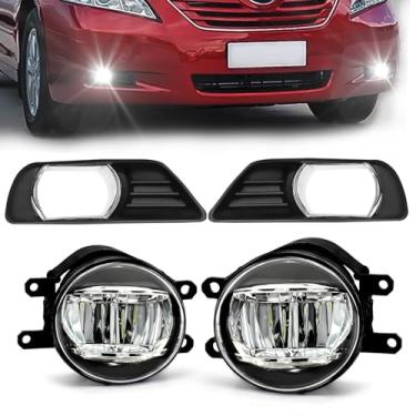 Imagem de Faróis de neblina de LED OKISWA para Toyota Camry 2007 2008 2009, substituição das lâmpadas de neblina do para-choque dianteiro com chicote de fiação, fácil de instalar