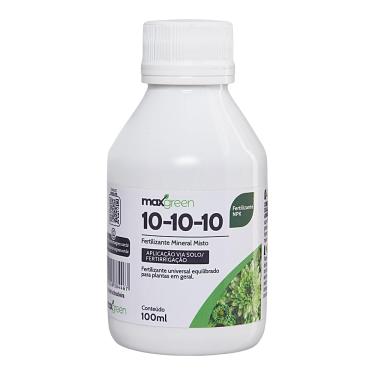 Imagem de Fertilizante Maxgreen 10-10-10, Adubo Mineral, NPK Equilibrado, Multiuso, Concentrado