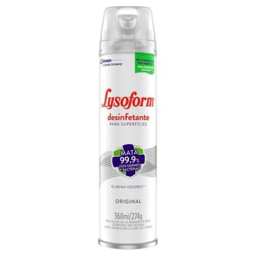 Imagem de Desinfetante Lysoform Aerosol Original 360ml