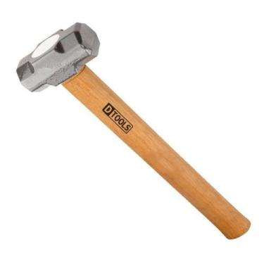 Imagem de Marreta 1,5kg Aço Nodular com Cabo Ergonômico em Madeira - Ideal para 