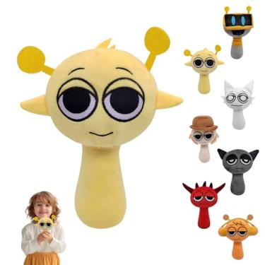 Imagem de RCYHCY Sprunki Plushies, 9,8" Sprunki Plush, peluche Sprunki Wenda, macia e fofa, Sprunki Wenda Plush, boneca de peluche Wenda de anime, presentes para meninos e meninas e fãs