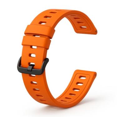 Imagem de Pulseira Nandos-Store compatível com Amazfit GTR 42MM / GTS/GTS 2 / GTS 2 mini (Laranja)