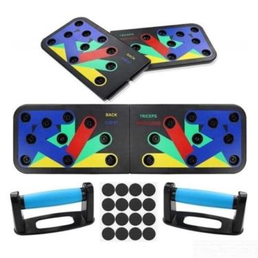 Imagem de Plataforma De Exercícios Multifuncional ? Apoio Para Flexão, Ombro E Tríceps, Ideal Para Academia Em Casa, Push-up Board