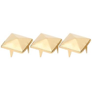 Imagem de Pirâmide Quadrática Punk -4 Garra Metal Stollen, Aluguel de Decoração Ideal para o Comércio de Couro, Roupas e Acessórios (12mm)