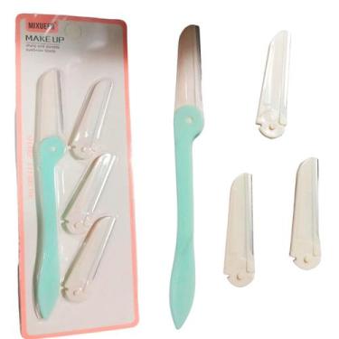 Imagem de Lâmina Navalha Sobrancelha Rosto Dobrável Dermaplane 3 Refil - LULLU P