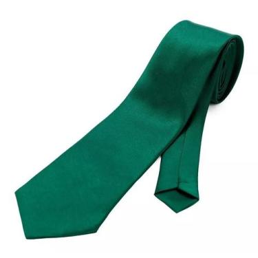 Imagem de Gravata Tradicional Luxo Homens Slim Fit. Ref: 253 - Hero men, Verde m