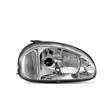 Imagem de Farol Corsa 2000 A 2002 Classic 2003 A 2007 Mascara Cromada - Lan, Lad