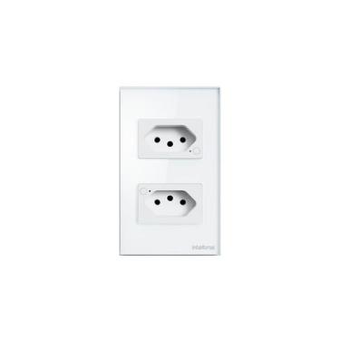 Imagem de Tomada dupla 10a inteligente wi-fi ets 1002 branco 4850064 - INTELBRAS