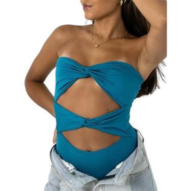 Imagem de Bory Body Feminino Nó Transpassado sem alça - W&L Closet, Marbella, G