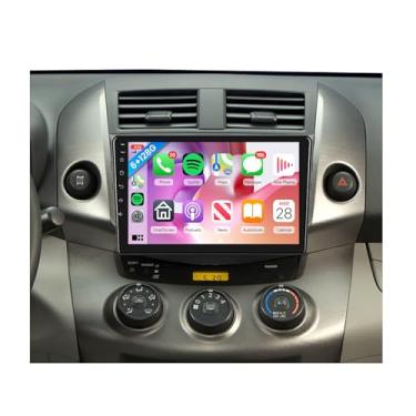 Imagem de Rádio automotivo de 8 núcleos 6G + 128G para Toyota RAV4 2007-2011, Rimoody Car Stereo Android Wireless Carplay Andorid Auto Mirror Link 22 polegadas, tela sensível ao toque, GPS, WiFi, DSP, Bluetooth