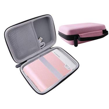 Imagem de WERJIA Estojo de transporte rígido compatível com impressoras Canon SELPHY Square QX10 da WERJIA (rosa)