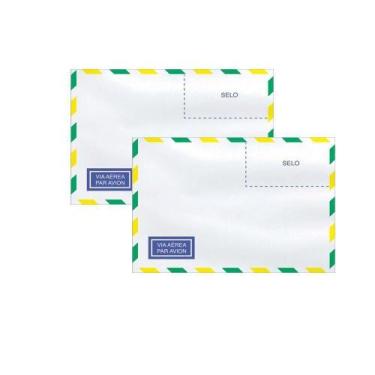 Imagem de Envelope Carta Aéreo Branco Cof015 114X162Mm Scrity 1000Un