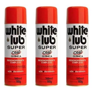 Imagem de Kit 3 Un Desingripante White Lub 300ml - Orbi