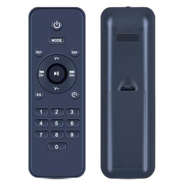 Imagem de Controle remoto de substituição compatível com Klim Boombox B4 Radio CD Player sistema de áudio portátil, preto