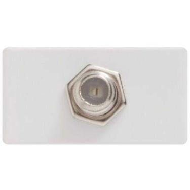 Imagem de Tomada Coaxial Tv/vídeo Tramontina - Módulo De Conexão 12704