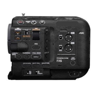 Imagem de Adesivo de capa de câmera para Sony FX6 protetor de câmera película protetora anti-arranhões decoração FX 6 (preto mamãe)