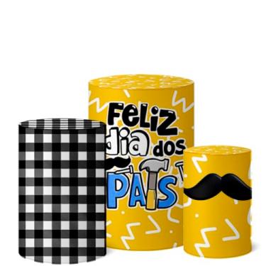 Imagem de Trio Capas Cilindro Decoração Festa Veste Fácil Dia dos Pais (CLPAI0027)