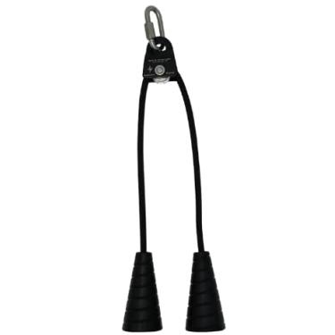 Imagem de Força espiral dupla, corda dinâmica de tríceps, preta