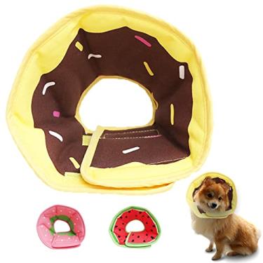 Imagem de leeper Cone Macio para Cães, Coleira Elizabetana Leve para Cães, Cones Macios Ajustáveis para Cães/Gatos Pararem de Lamber Após Cirurgia, Alternativas Fofas de Cone de Donut da Vergonha para Animais D