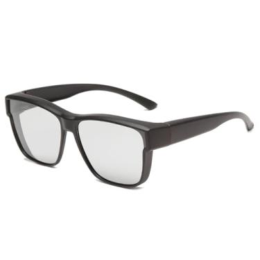 Imagem de Óculos de sol polarizados retrô para homens, óculos de direção com visão noturna, óculos de ciclismo e pesca que mudam de cor, vermelho, HFA, 001