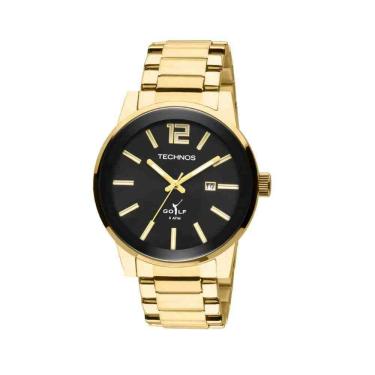 Imagem de Relógio Dourado Masculino Technos Golf 2115TTS/4P