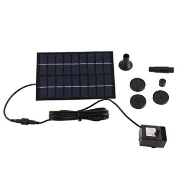 Imagem de Pulverizadores de água de fonte solar com kit de painel movido a energia solar Bomba de recurso de água para jardim, piscina, banho de pássaros, lagoa, aquário, suprimentos de