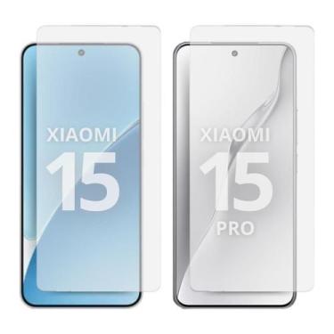 Imagem de Película De Vidro 3D Compatível Para Xiaomi 15 / 15 Pro - Distribuidor