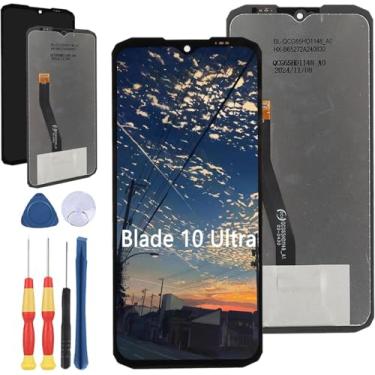 Imagem de Yuxyiony Nova tela de substituição para DOOGEE Blade 10 Ultra LCD tela de reparo e acessórios de ferramentas de substituição