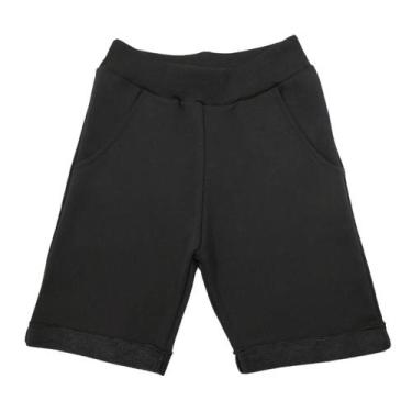 Imagem de Bermuda Moletinho Shorts Infantil Moletom Flanelado 4 a 8 Anos Juvenil