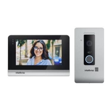 Imagem de Conjunto video porteiro residencial ip mvw 7070+ intelbras