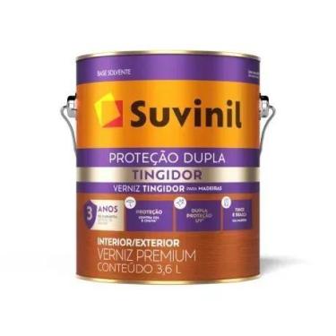 Imagem de Verniz Brilhante Tingidor 3,6 Litros - Suvinil Tinge E Protege - V0282