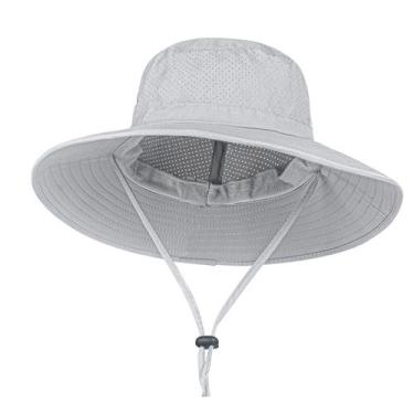 Imagem de Chapéu Sun Hat Rosoz Cooling Boonie Hat com proteção UV cinza claro
