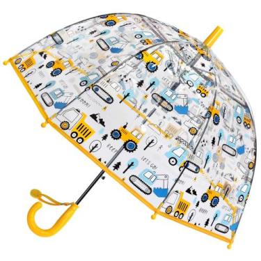 Imagem de Guarda-chuva CybyQ-Family Kids Clear Bubble para crianças pequenas, am
