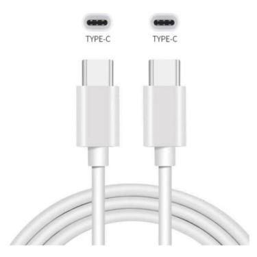 Imagem de Cabo USB-C 1m  Compatível com Smartphones e Dispositivos USB-C  Carreg