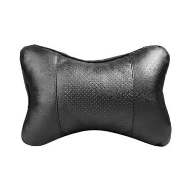 Imagem de Almofada De Pescoço Universal Para Carro Em Couro PU Mini, Confortável