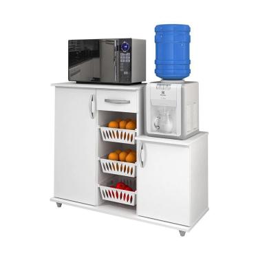 Imagem de Armário/fruteira Com Espaço Para Forno E Bebedouro Recife Branco
