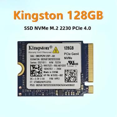 Imagem de Pacote OEM Kingston SSD 128GB M.2 2230 NVMe PCIe 4.0 unidade de estado