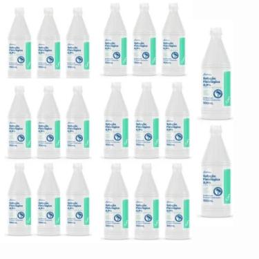Imagem de kit com 20 Soro Fisiológico Cloreto De Sódio 500ml - farmax