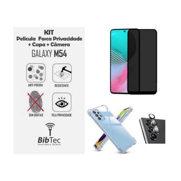 Imagem de Kit Capinha + Película Privativa Fosca + Película Câmera Samsung Galax