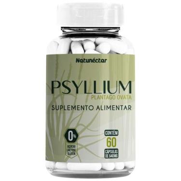 Imagem de Psyllium Fibra Natural 60 Cápsulas Natunéctar
