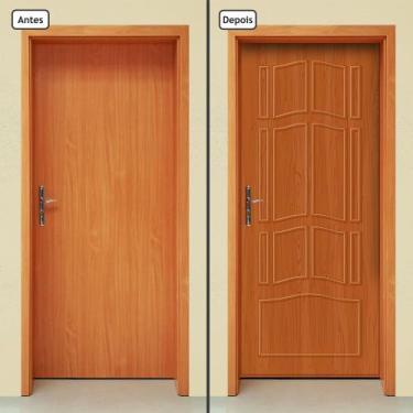 Imagem de Adesivo Decorativo de Porta - Porta de Madeira - 681cnpt - Allodi