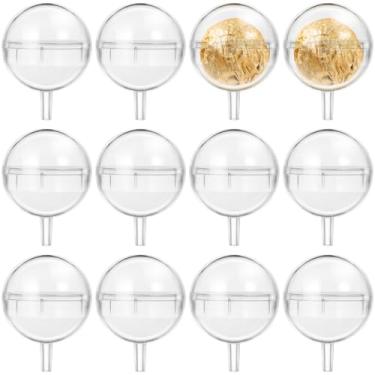 Imagem de 100 Unidades De Chocolate Para Embrulhar Trufas Buquê De Doces De Flores Forros De Mini Muffin Caixas De Cakesicle Buquê De Bolas De Doces Claro Bandeja Acrílico Volume