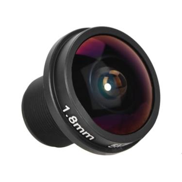 Imagem de Lente olho de peixe de 1,8 mm, lente de câmera CCTV grande angular de 180°, HD de 5 MP para vigilância, compatível com CCD de 1/7.6 cm e 1/10.2 cm, lente de substituição de câmera, fácil instalação