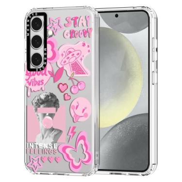 Imagem de Capa de telefone MOSNOVO para Samsung Galaxy S24 Plus Pink Culture